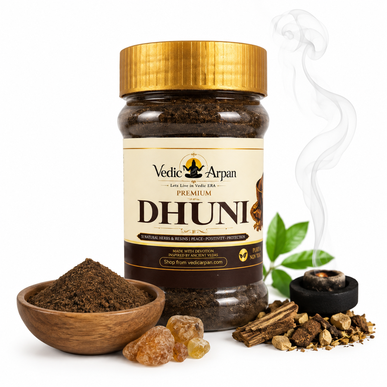Sidh Vedic Premium Dhuni | Dhuni Powder | 200 Gm - 2 Jars